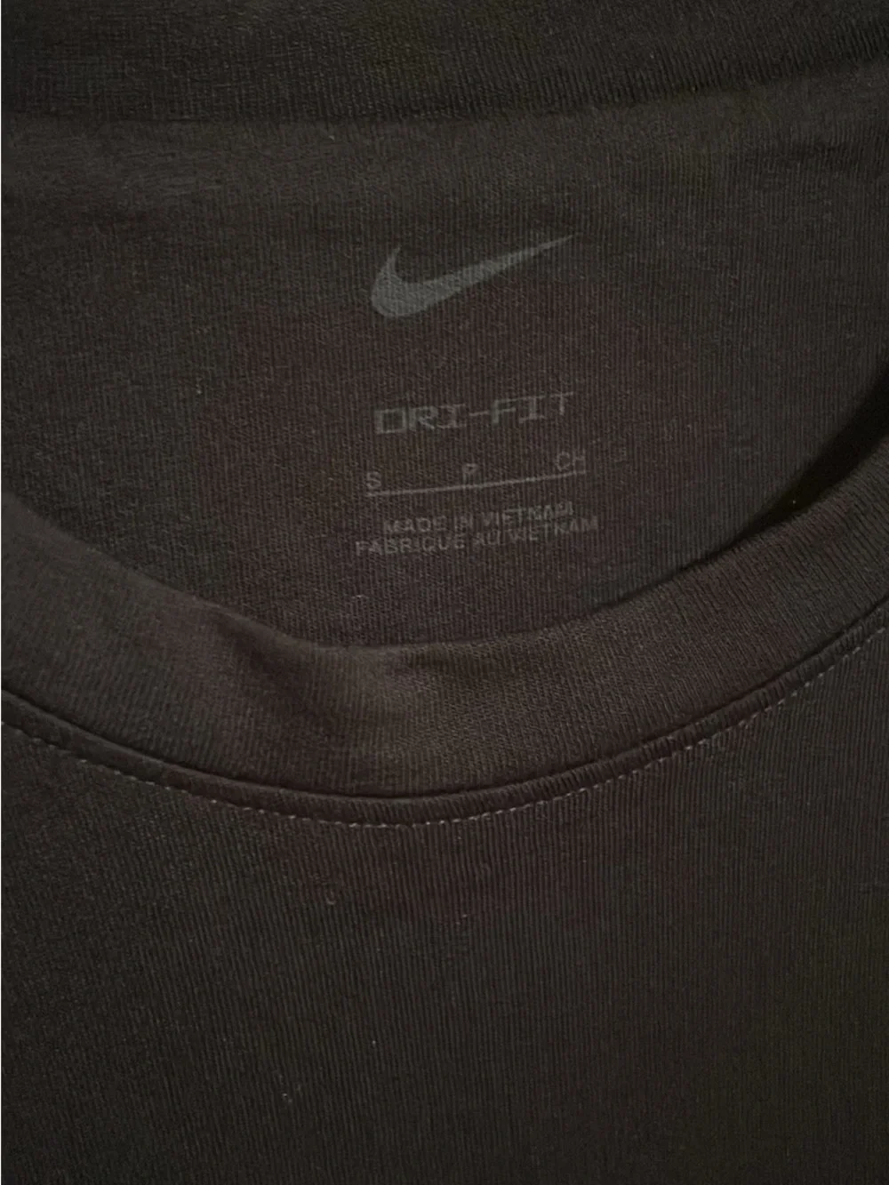 Nike Long-Sleeve Performance Crew Shirt - Black, Small
